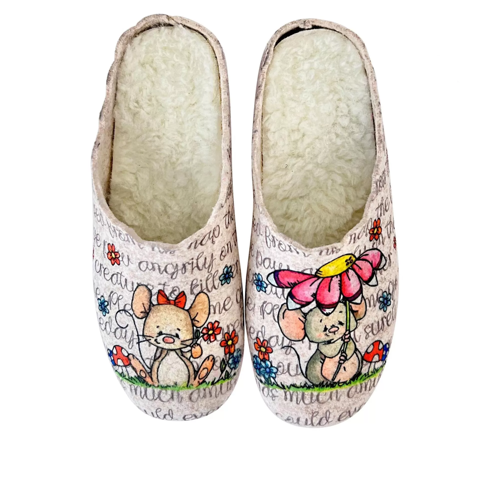 Ron White Lupin Mouse Slipper-Women Slippers